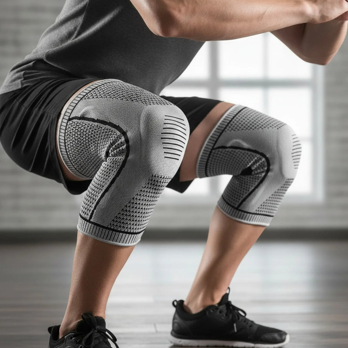 Genouillère Silicone Sport – Maintien Rotule & Ménisque