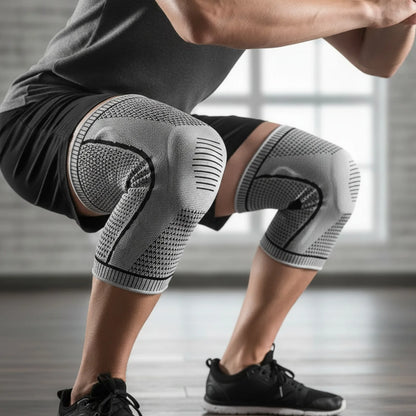 Genouillère Silicone Sport – Maintien Rotule & Ménisque